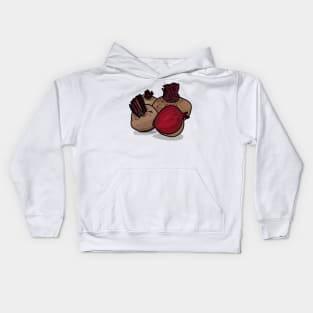 Beetroot cartoon illustration Kids Hoodie